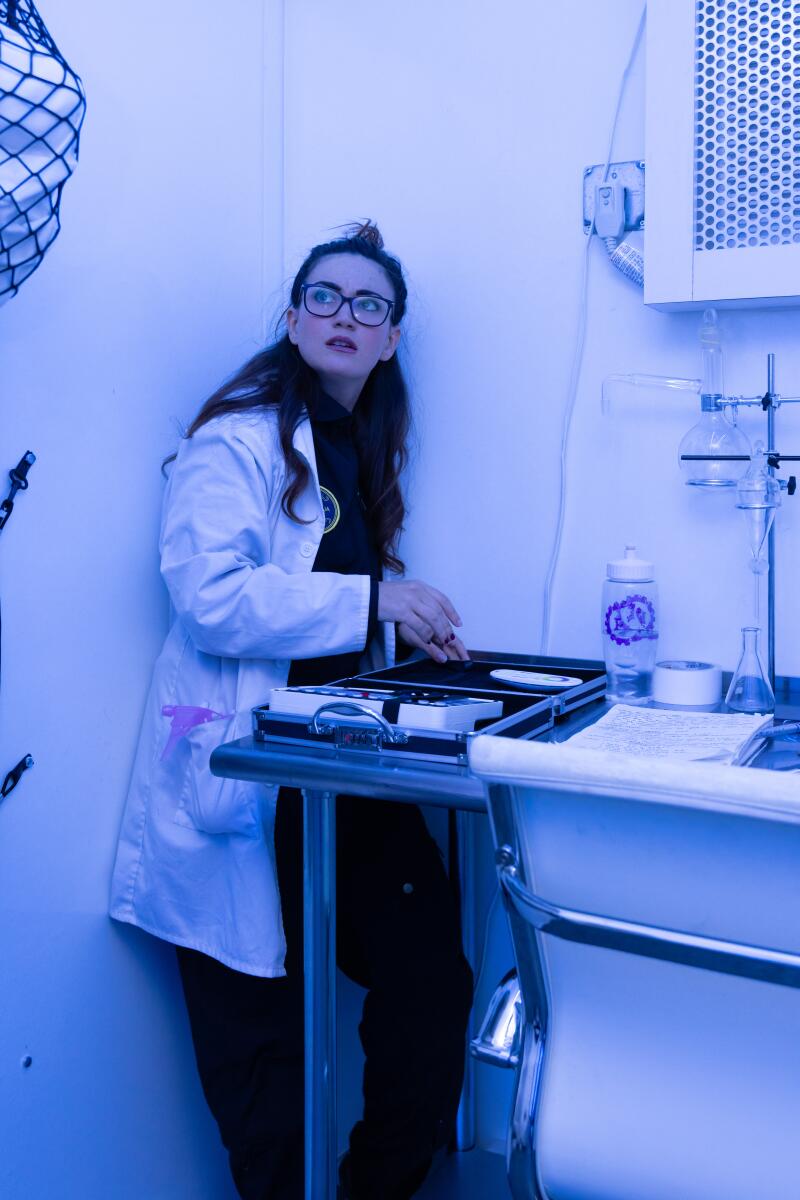 LOS ANGELES, CA -- APRIL 30, 2025: Georgia Warner during The Lunar Light: Discovery in Santa Monica on Wednesday, April 30, 2025. (Catherine Dzilenski / For The Times)