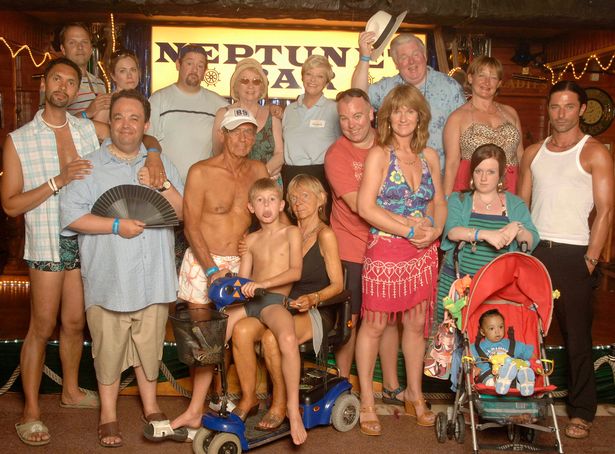 The cast of Benidorm in 2008
