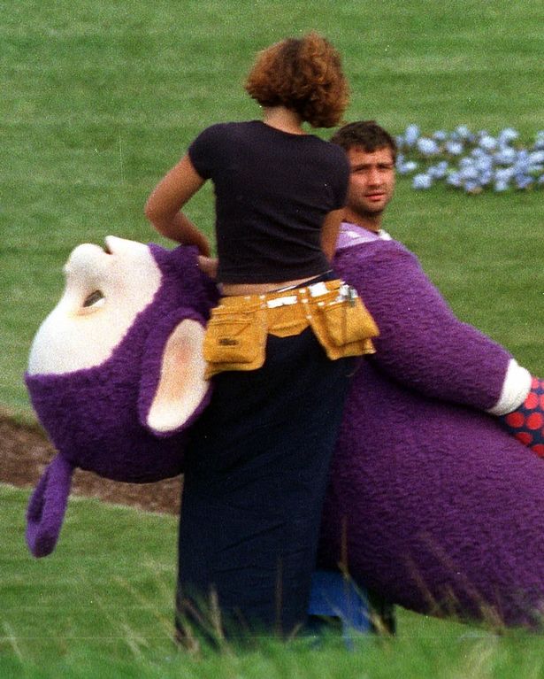 Simon Shelton was the second actor to play Tinky Winky