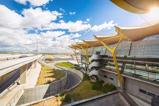 Image of exterior of Madrid airport