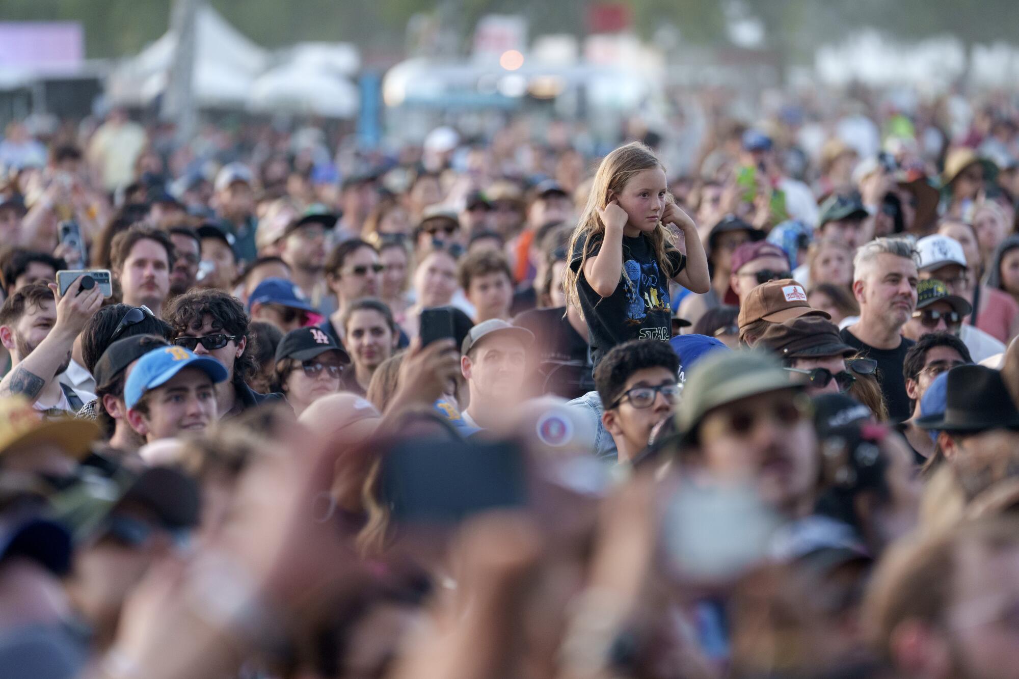 Fans at Saturday's Just Like Heaven festival in Pasadena.