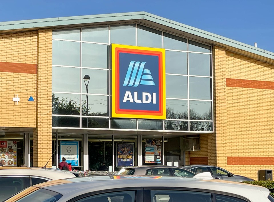 Exterior view of an Aldi supermarket.