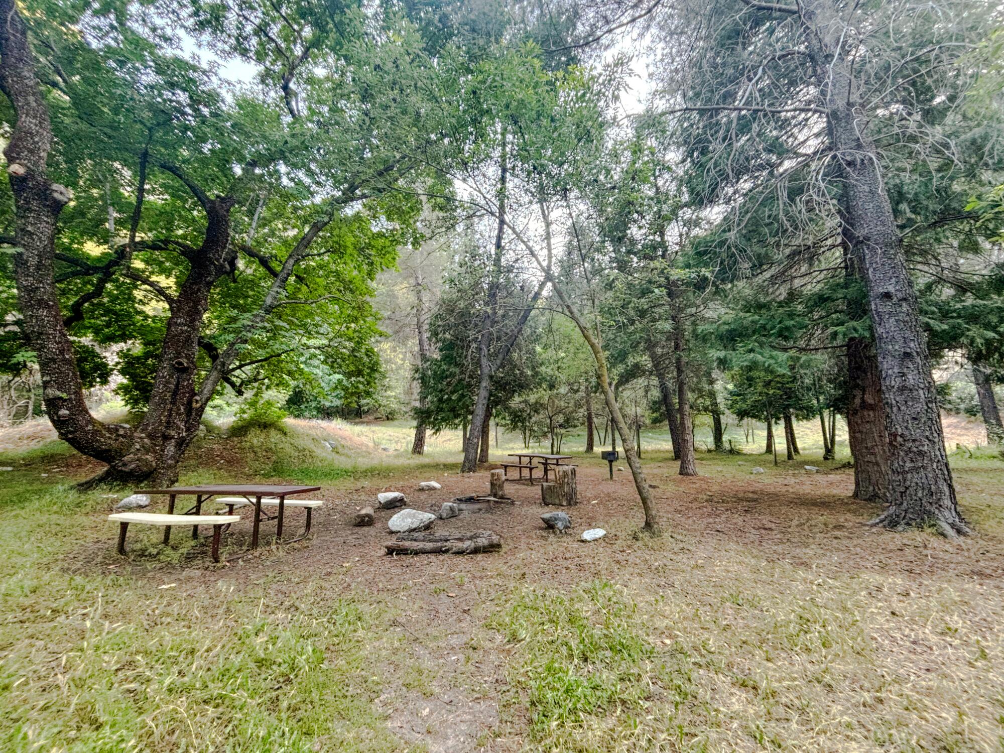 The Glenn Camp Campground in the San Gabriel Mountains in Angeles National Forest.