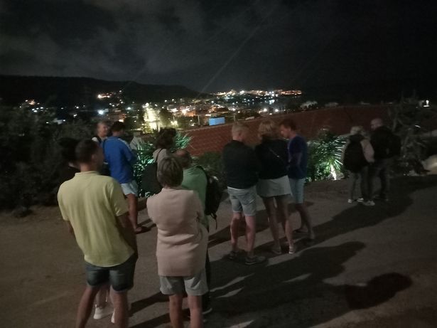 People in the street in Crete