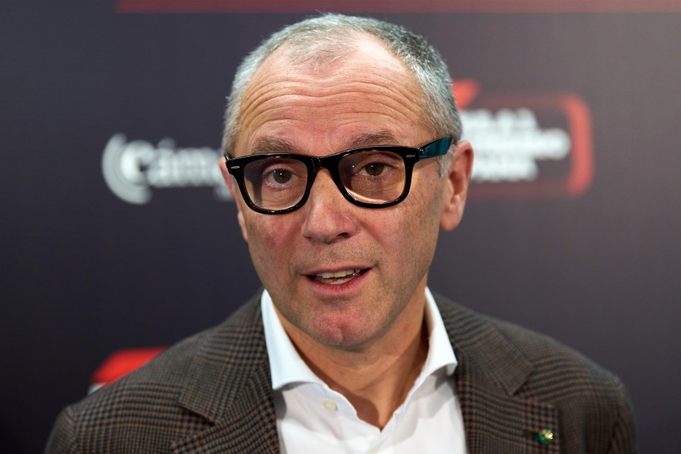 Headshot of Stefano Domenicali, CEO of Formula One Group.