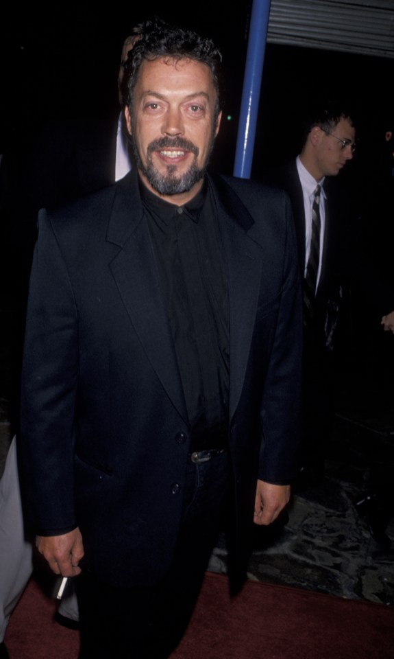 Tim Curry at the premiere of Interview with the Vampire.