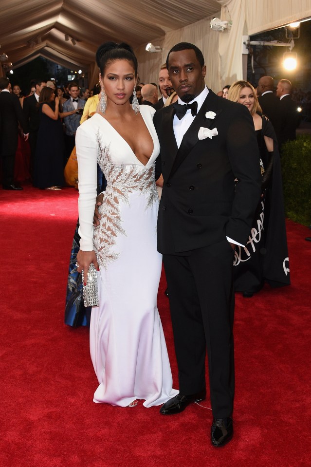 Cassie Ventura and Sean Combs at the Met Gala.
