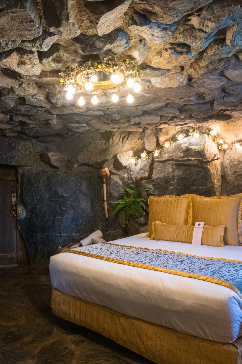 The caveman room at Madonna Inn in San Luis Obispo, Calif.