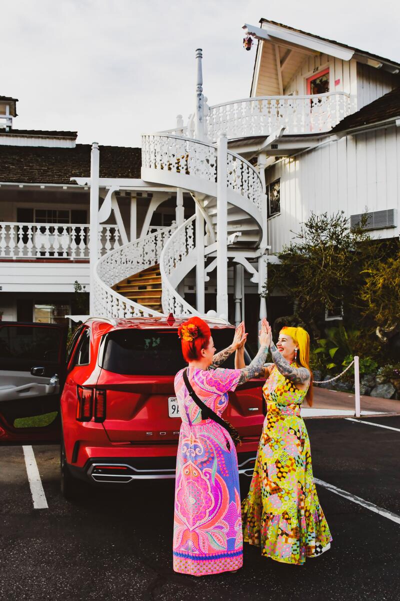 Scenes from the Madonna Inn.
