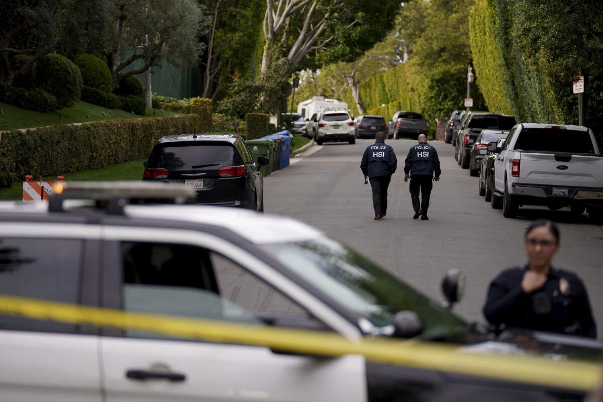 Sean "Diddy" Combs' Los Angeles home is searched as part of an ongoing sex trafficking investigation 