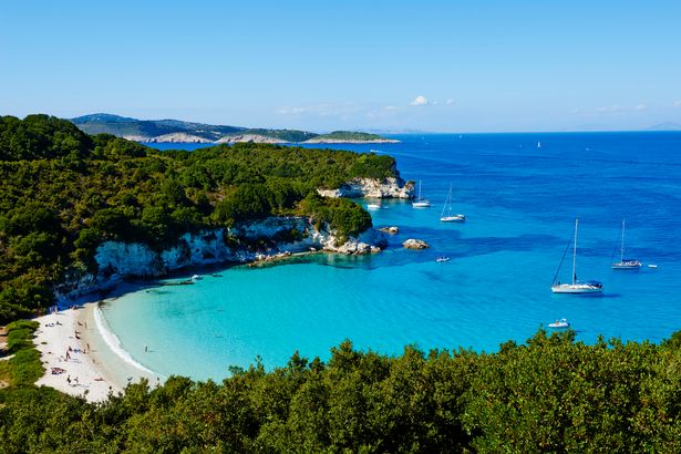Greece, Ionian island, Antipaxi, Voutoumi beach
