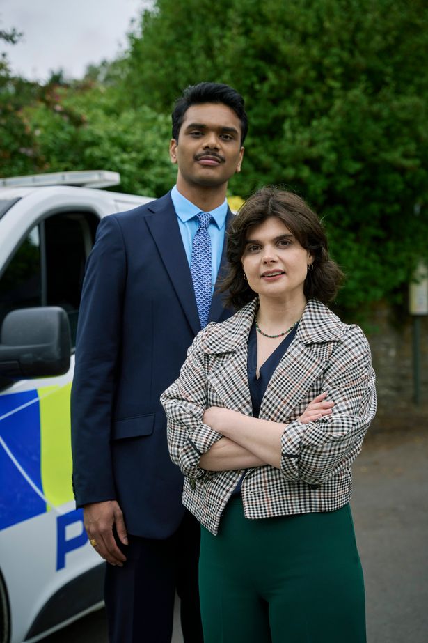 Gwyneth Keyworth (right) plays John's sidekick, copper Janie Mallowe - but the actress says she'd be a terrible detective 