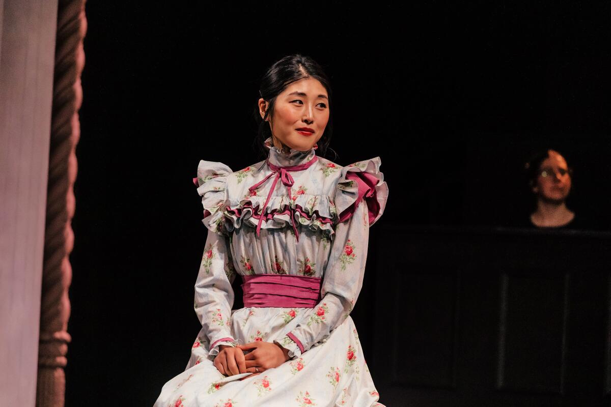 Kahyun Kim in "A Doll's House, Part 2" at Pasadena Playhouse.