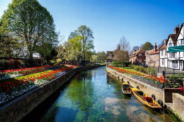 Canterbury has many pretty waterways