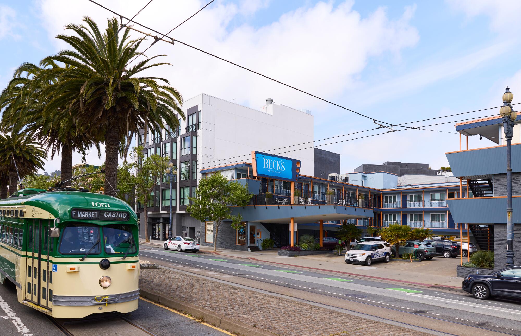 Situated on Market Street, Beck's has a front-row seat to the main artery of San Francisco.