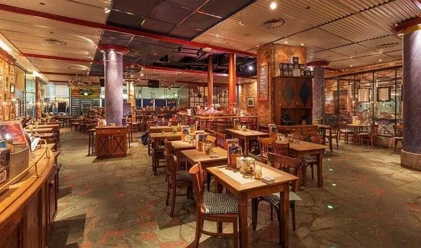 Inside the brewery