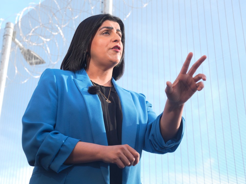 Shabana Mahmood speaking at the opening of a new Category C jail.