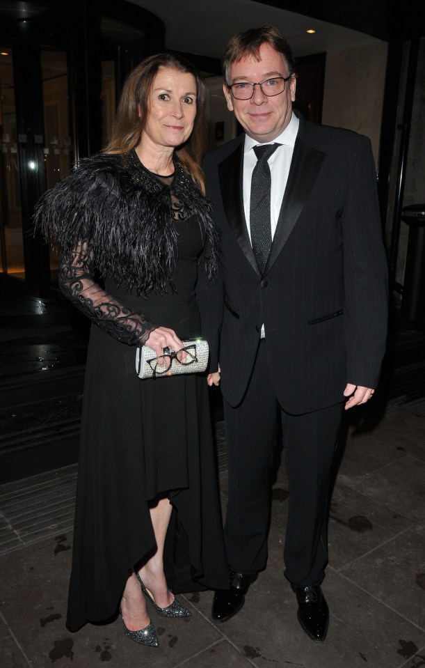 Beverley Sharp and Adam Woodyatt at the Children With Cancer Ball.