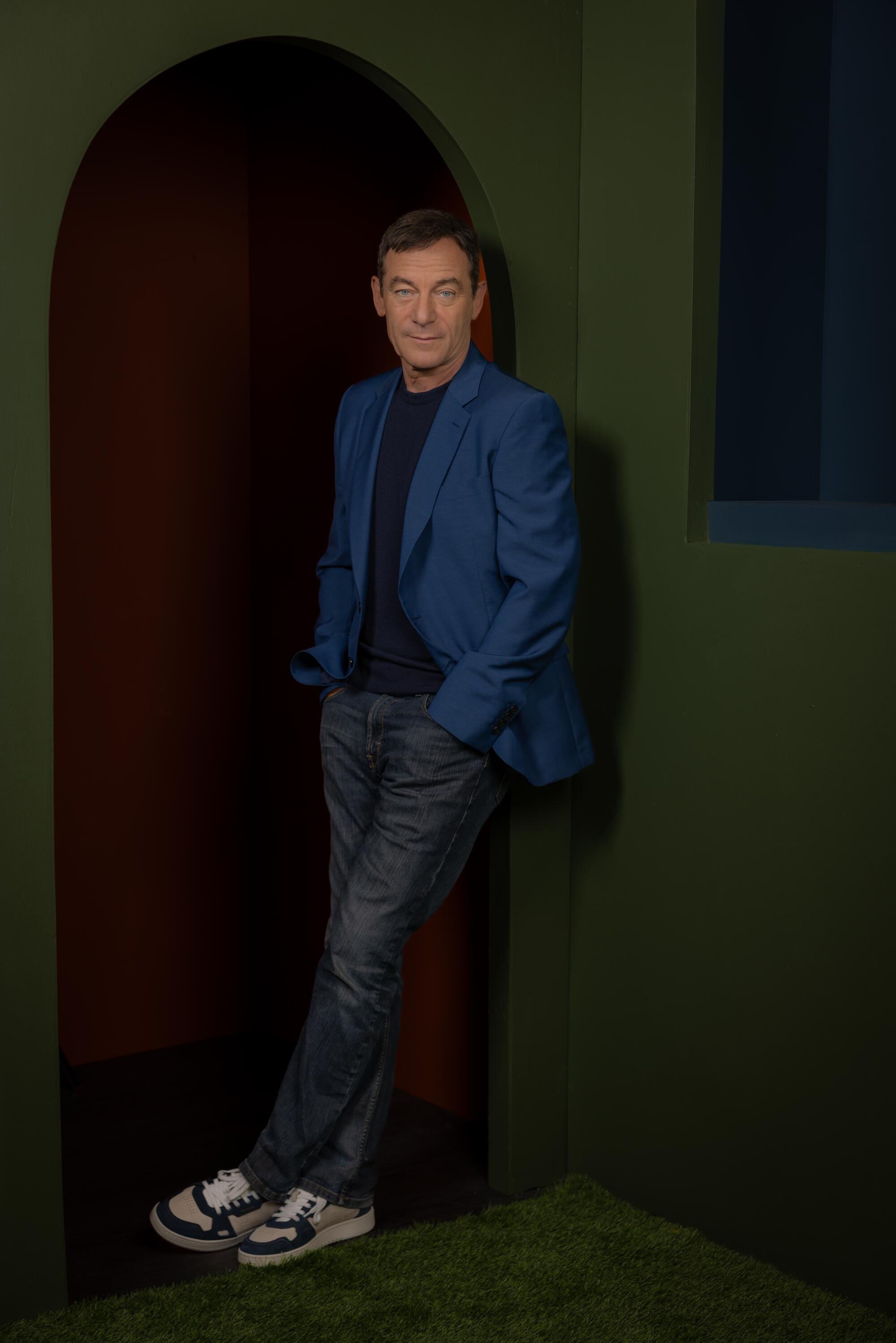 Actor Jason Isaacs poses for the L.A. Times Emmy Drama Roundtable