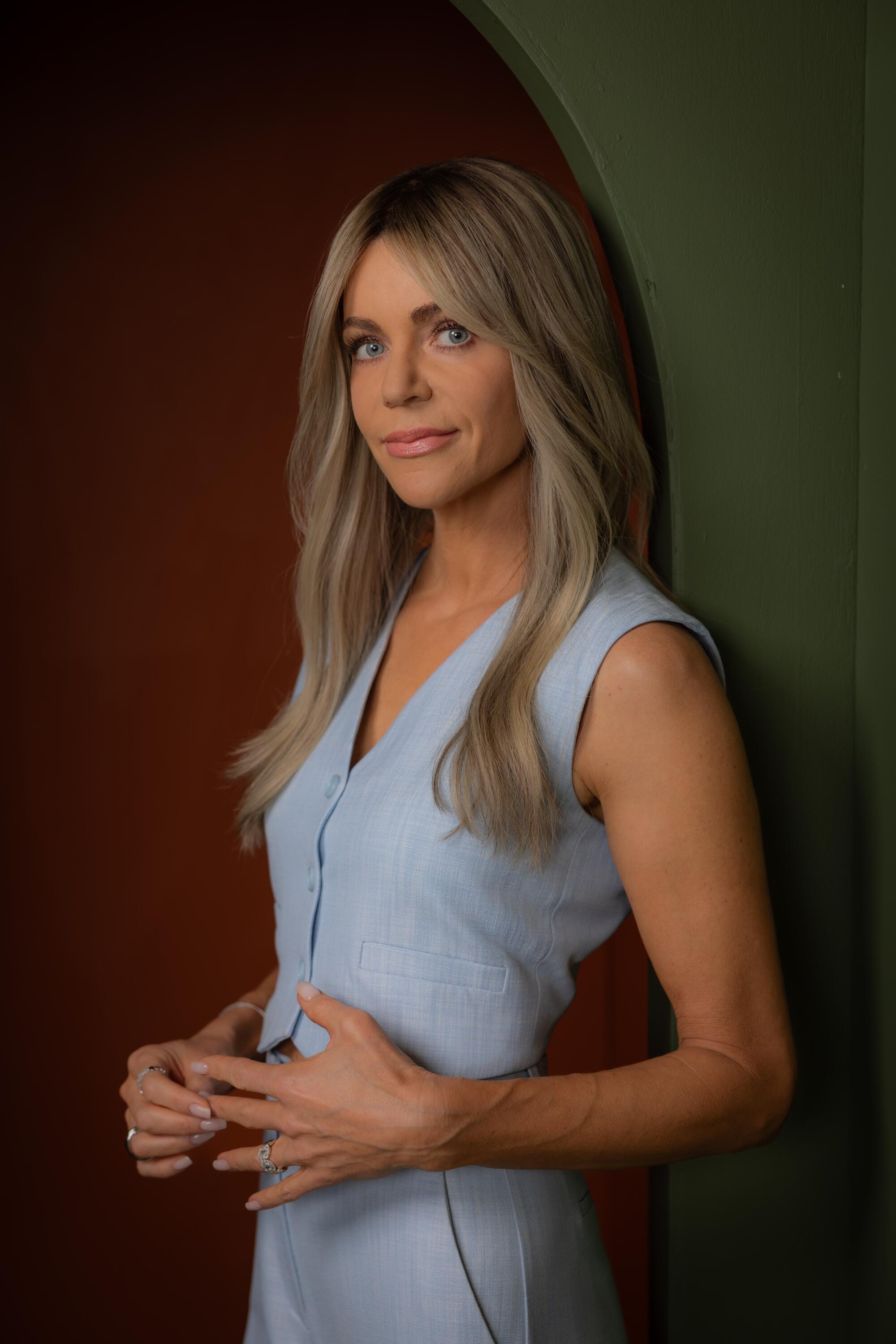 Kaitlin Olson poses for the L.A. Times Emmy Drama Roundtable