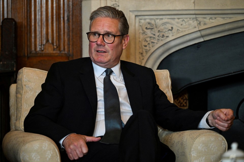 Keir Starmer, Britain's Prime Minister, in a meeting.