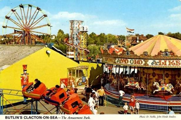 Clacton Butlin's fairground rides