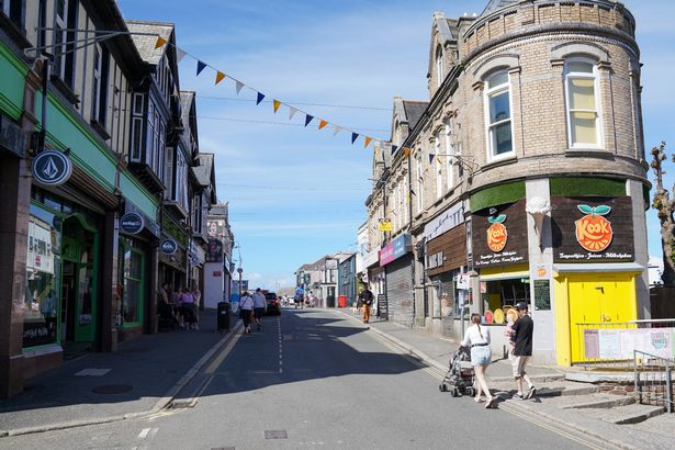 The town