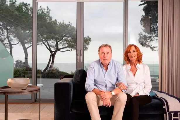 Harry and Sandra Redknapp at home on Sandbanks