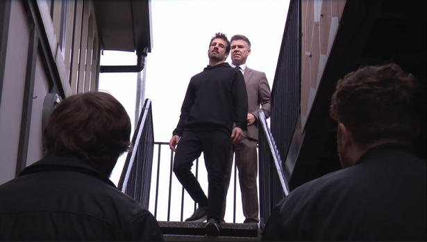 Hollyoaks DI Banks and Dodger