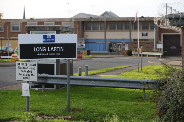 The exterior of HMP Long Lartin
