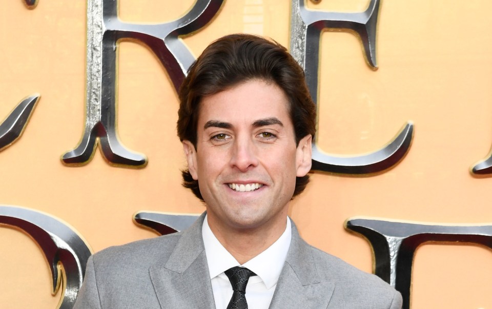 James Argent at the Fantastic Beasts premiere.
