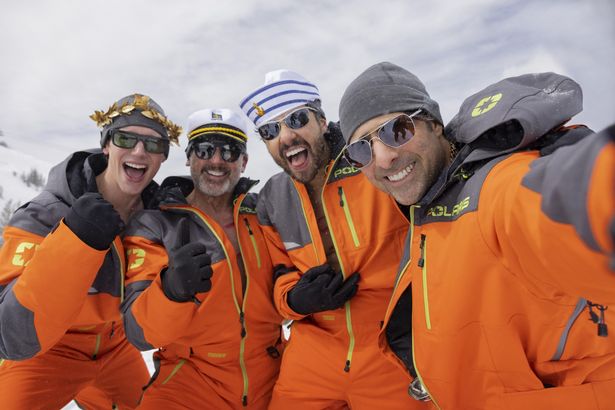 A group of billionaires embark on a retreat, only for the world to completely collapse in their absence