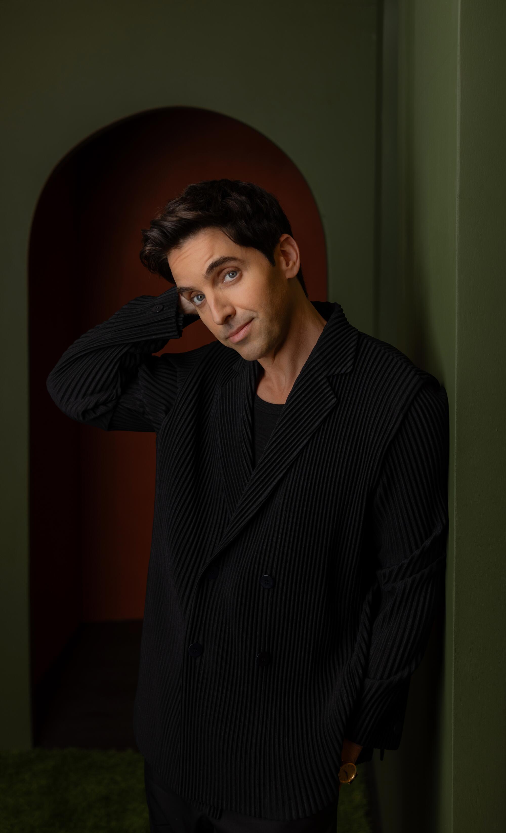 Actor Paul W. Downs poses for the LA Times Emmy Comedy Roundtable on Saturday, May 3, 2025