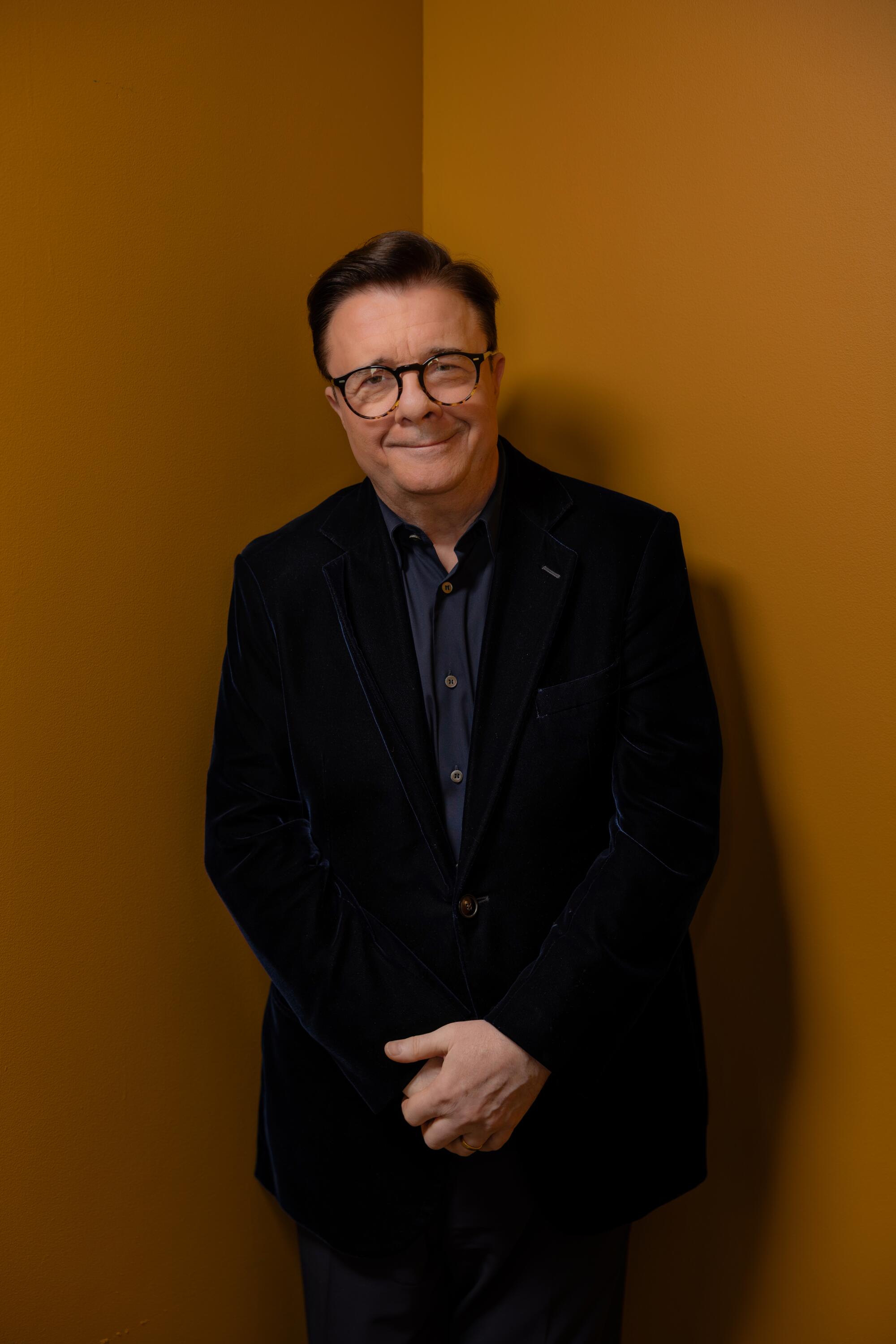 Actor Nathan Lane poses for the LA Times Emmy Comedy Roundtable on Saturday, May 3, 2025 in El Segundo, CA.