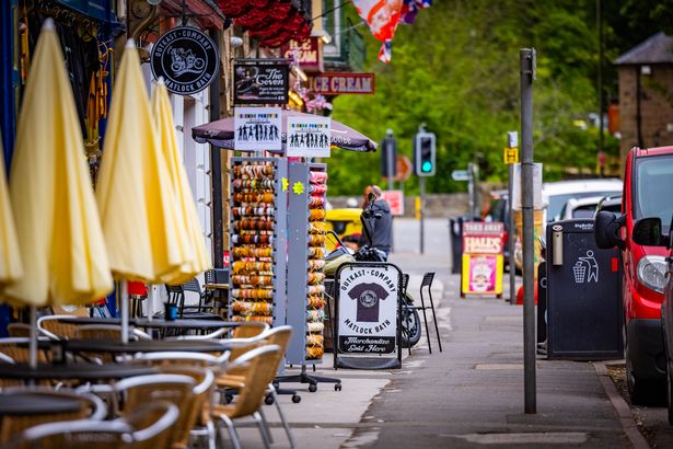 Image of high street in Matlock Bath