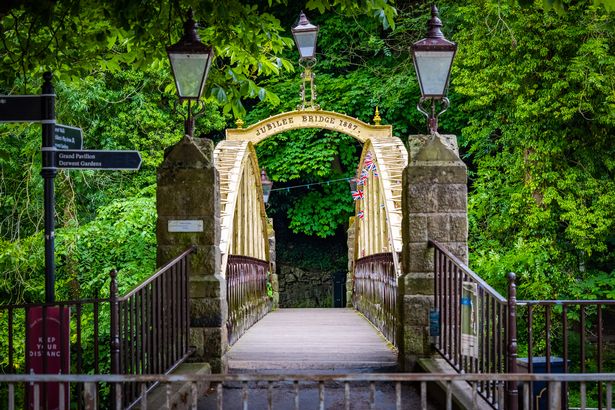 Image of bridge in Matlock Bath