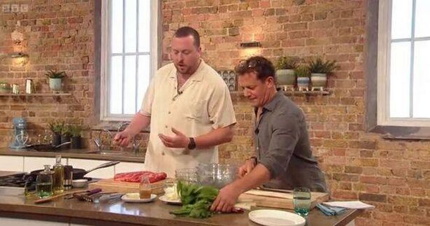Mike Davies on Saturday Kitchen