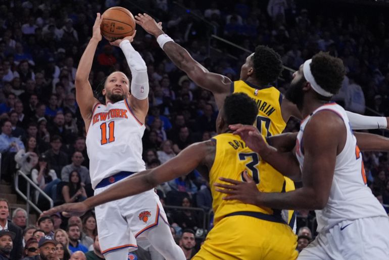 Jalen Brunson in action.