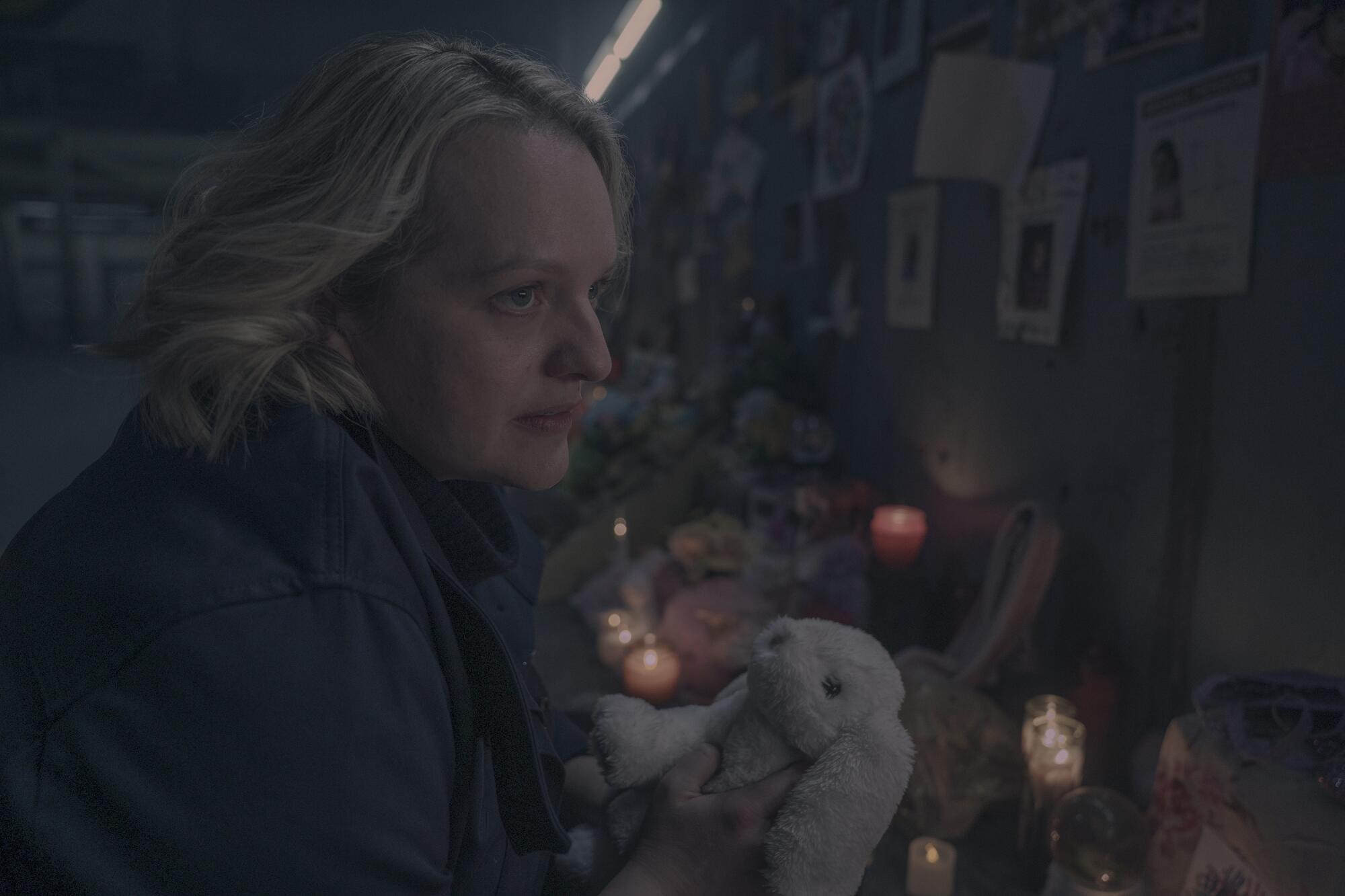 Elisabeth Moss in the series finale of "The Handmaid's Tale."