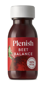 Plenish Beet Balance bottle.
