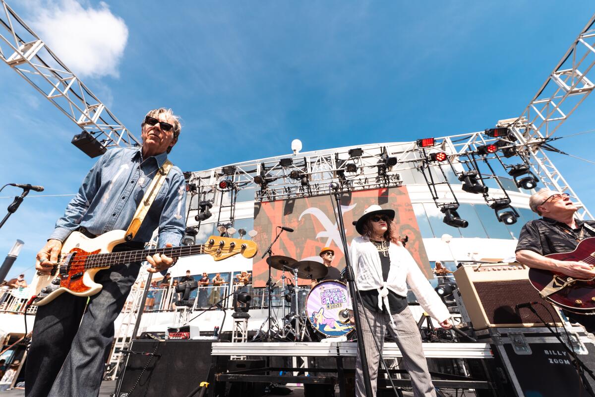X performs on Little Steven's Underground Garage Cruise