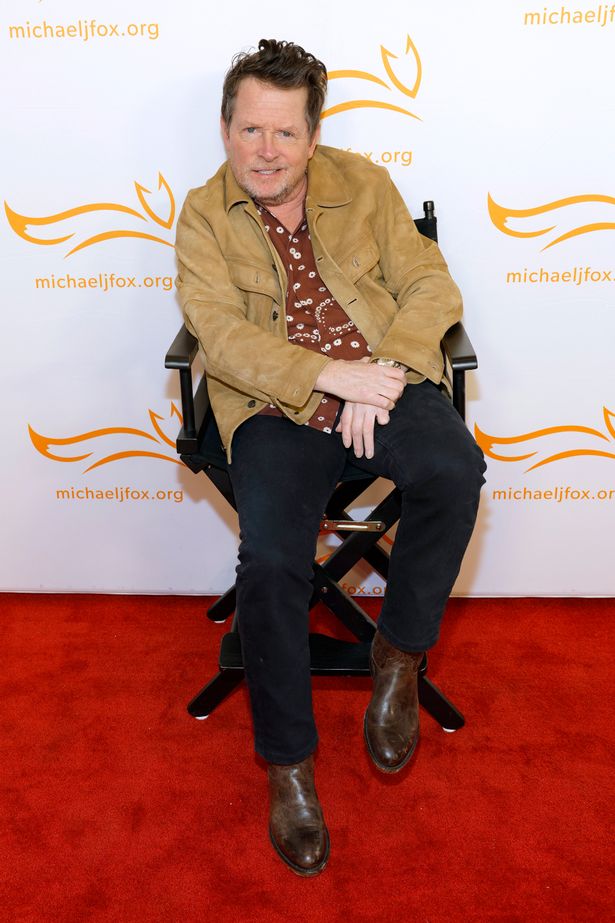 Michael J Fox on an event about Parkinson's