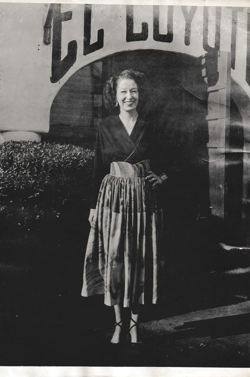 El Coyote founder Blanche March.