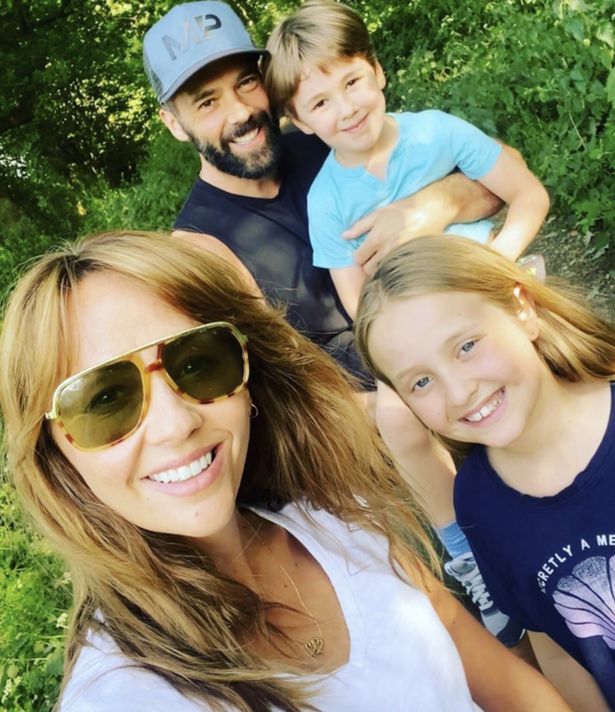 Samia with husband Sylvain, daughter Freya and son Yves