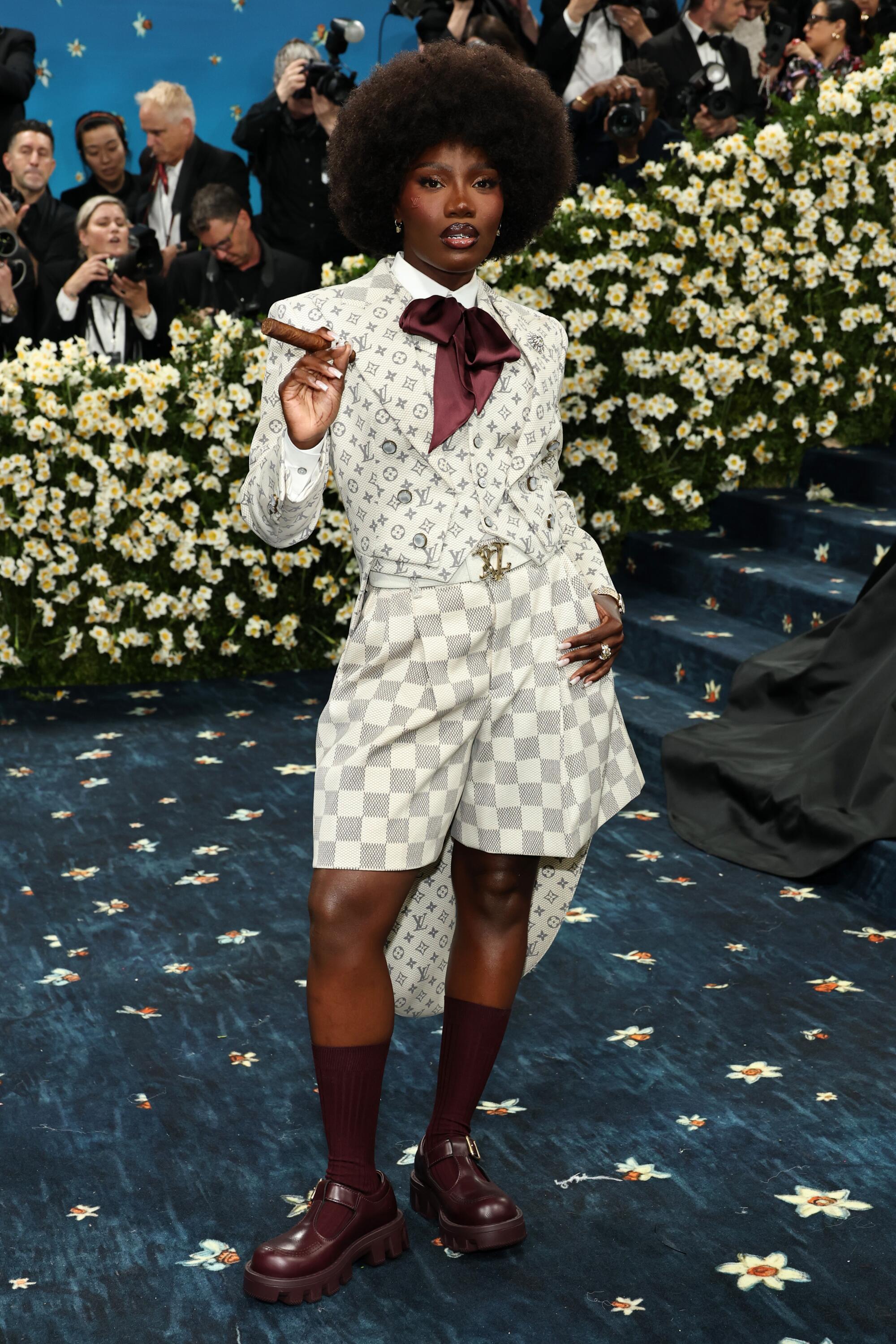 NEW YORK, NEW YORK - MAY 05: Doechii attends the 2025 Met Gala
