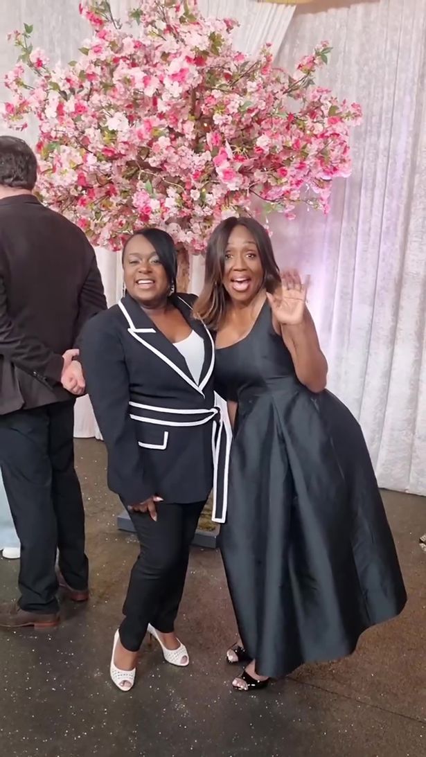 Diane gave fans a glimpse behind the scenes