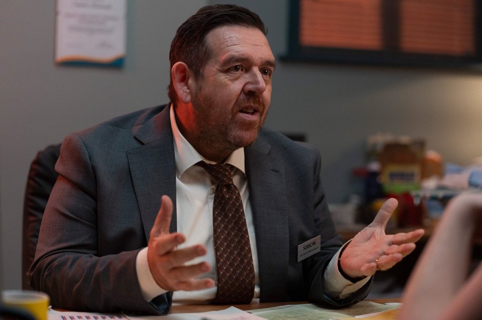 Nick Frost in the ITVX show *Transaction*.