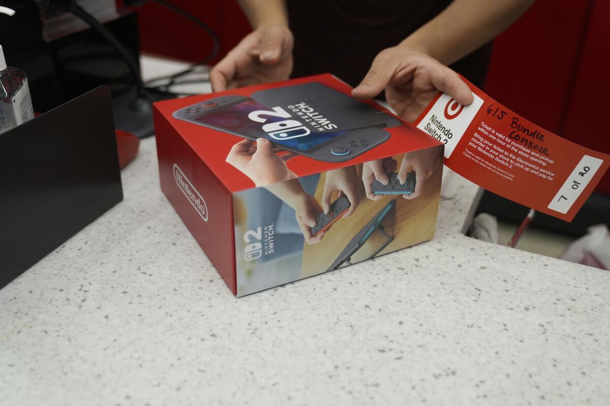The Nintendo Switch 2 box