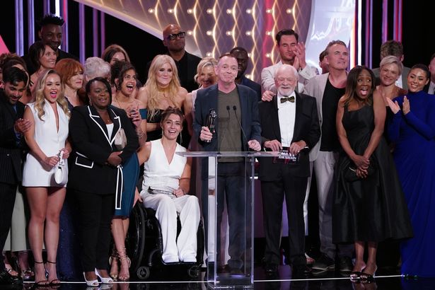 David presented Best British Soap to EastEnders