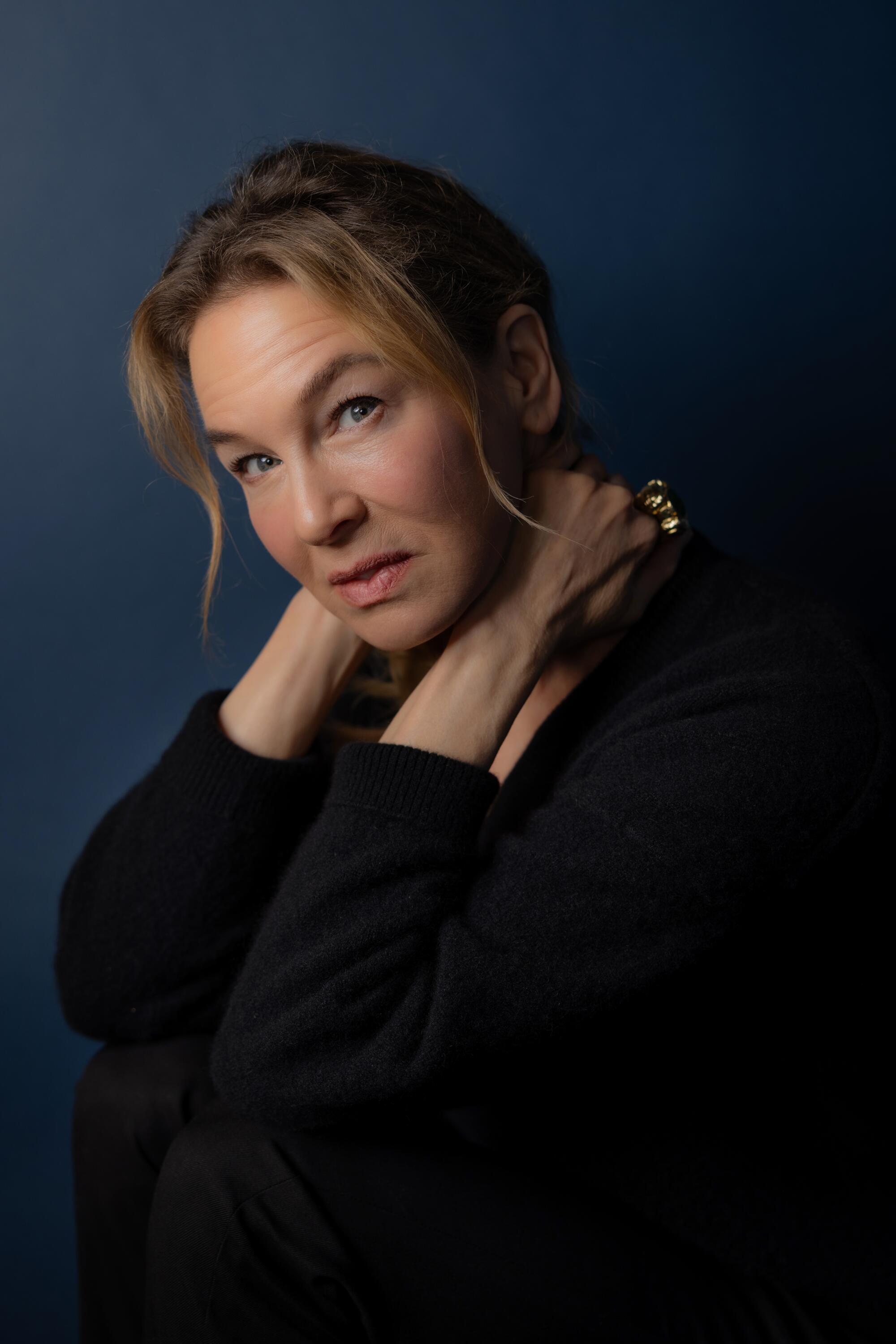 Actress Renee Zellweger poses for the LA Times Limited Series Emmy Roundtable
